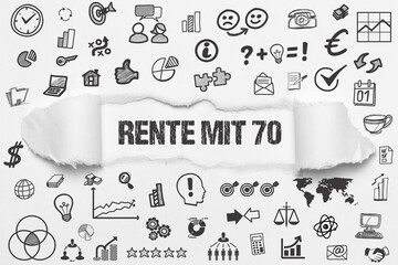 Rente mit 70	
