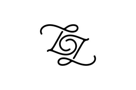 Double L Monogram Logo: Stylized Minimalist Design for Modern Branding and Elegant Identity