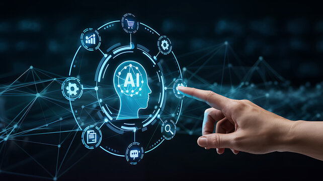 Digital data concept on a computer hard disk for global network communication and future tech illustration
