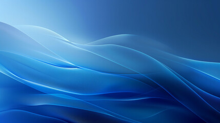 Blue Abstract Gradient Waves Background