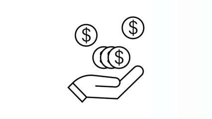 Financial Support Hand Holding Multiple Global Currencies for Business and Investment Concepts