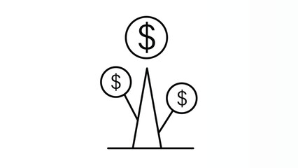 Money Tree Symbolizing Financial Growth, Investment Prosperity, and Wealth Development