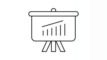 Analytics Whiteboard with Business Data, Charts, and Strategic Planning Elements