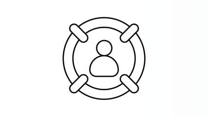 Target Audience Icon for Client Acquisition, Marketing Strategy, and Customer Reach