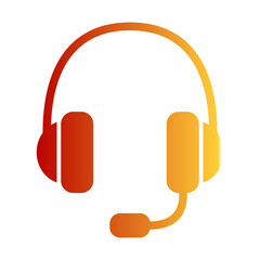 Customer Service Technical Support Icon from Growth Marketing Collection (Glyph Gradient Style)