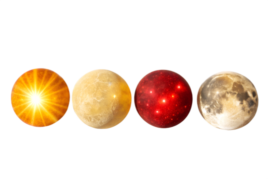 Celestial Bodies A Visual Exploration of the Sun, Planets, and Moon in Our Solar System