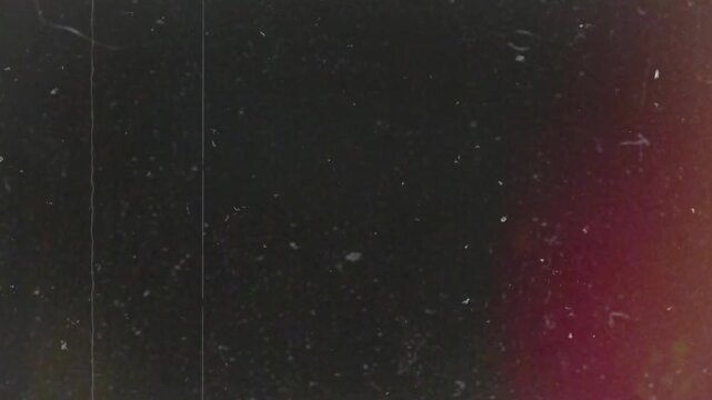 Dust and scratches with film light leaks and noise effects.vintage video overlay.