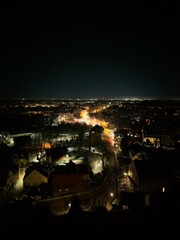 night view of the city