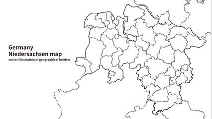 Niedersachsen Map – Detailed Map of Lower Saxony, Germany