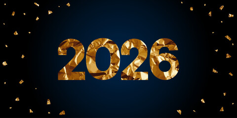 Luxurious 2026 New Year's Banner