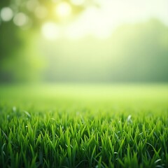 Soft Blurred Grass Background