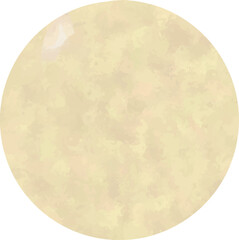 Watercolor Yellow Circle Spot &ndash; Nursery Accent Element