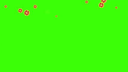 Falling Rounded MACEDONIA Flags Green Screen Animation for Patriotic Effects and Motion Graphic Overlays