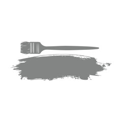 Painting Tools Round and Flat Brushes with Paint Stroke Set 