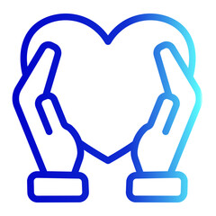 Thankful Appreciation Empathy Recognition Icon from Customer Assessment Collection (Outline Gradient style)