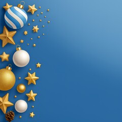 blue christmas background