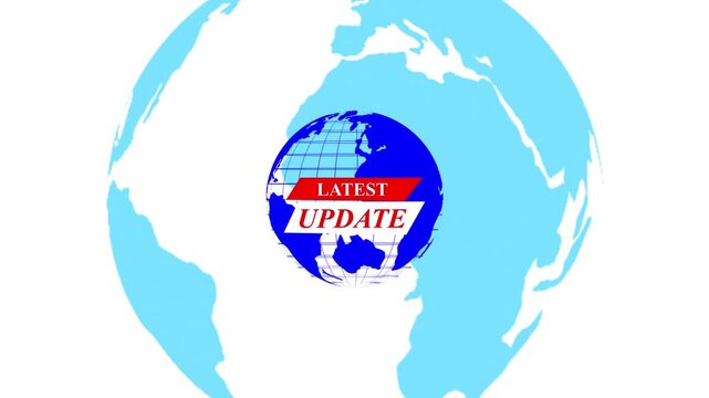 latest update studio concept video animation,News lower third background overlay template with green screen, TV broadcast style animation for breaking news or live updates