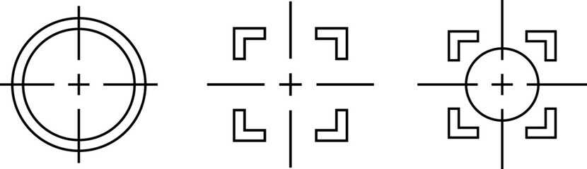 Engineering symbols for holes and features on a drawing