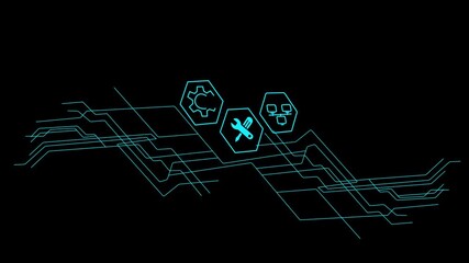 Technical support customer service concept, software engineer using laptop computer with customer support and global network, internet technology, it support, digital system service 4k video 
