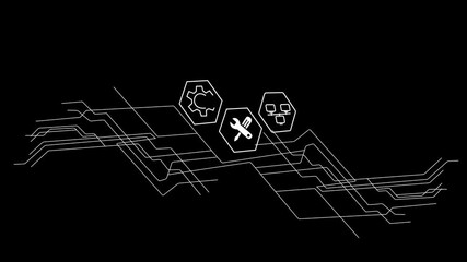 Technical support customer service concept, software engineer using laptop computer with customer support and global network, internet technology, it support, digital system service 4k video 
