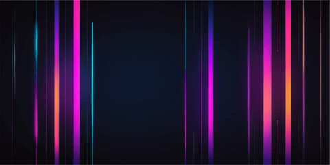 Abstract digital colorful light wave pattern design for a dark web energy background