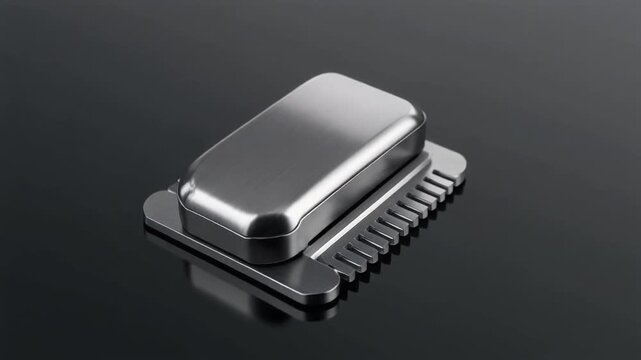 Ultra-Realistic 4K Render Omnichealth Diagnostic Capsule with Cera Dual-Material