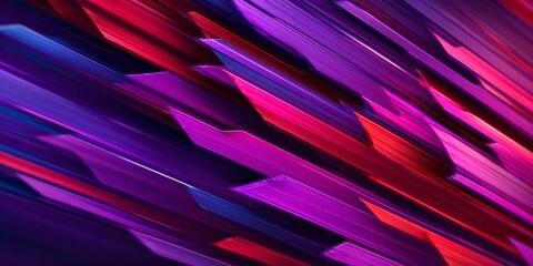 Streaks of vibrant purple and red light form an abstract digital background.