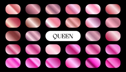 Rose Gold Gradients Backgrounds and Textures Collection for Design Projects