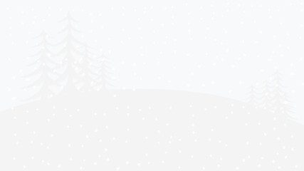 Winter mountain landscape background, Christmas snow falling, background illustration