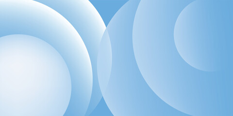 Abstract circle blue white gradient desktop wallpaper vector. Monotone Gradient blue white Digital technology background. Abstract circle shape blue white gradient desktop wallpaper background vector