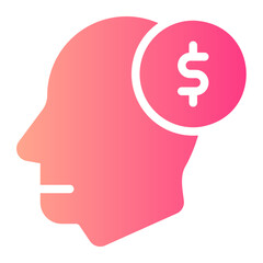 money gradient icon