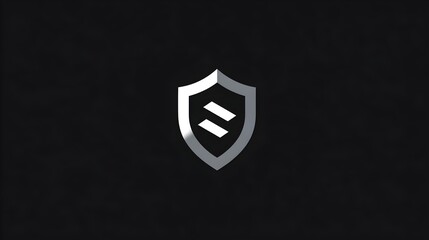 Minimalistic modern logo featuring a shield, security-themed, sleek design, professional and clean.
Concept: Cybersecurity, protection, trust, safety, technology, corporate branding, security services