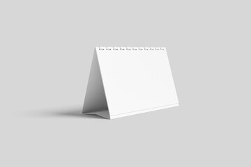 High Quality Blank Calendar Mockup - 3D Illustration