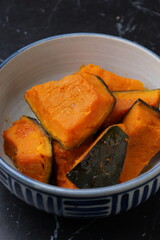 南瓜の煮物　家庭料理