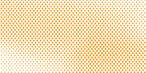 yellow polka dots pattern. Dotted gradient halftone backdrop. Horizontal templates using halftone dots pattern. Halftone dots background. Vector illustration