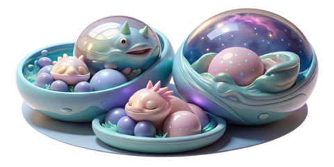 Hatching in the Galactic Dome