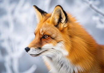Fototapeta premium Winter Fox Portrait