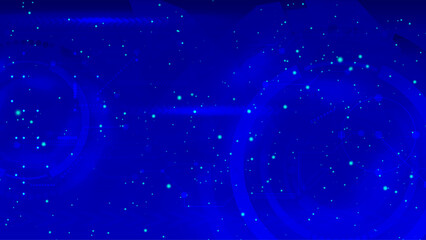 Abstract background, technology theme Abstract blue hexagon futuristic background for design works. Science and technology. 