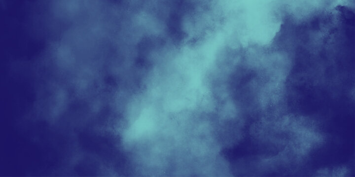Abstract digital painted blue cloud texture. Can be use as kate photo background or cloud abstract, Blue fog and mist effect on black background. Smoke texture . Design element ,.

