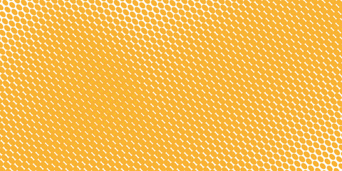yellow polka dots pattern. Dotted gradient halftone backdrop. Horizontal templates using halftone dots pattern. Halftone dots background. Vector illustration