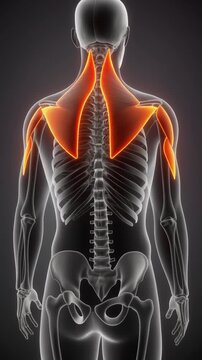 Trapezius Strain &ndash; Upper Back Muscle Pain Anatomy
