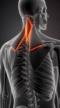 Shoulder Impingement Syndrome &ndash; Supraspinatus Pinched Area Highlight