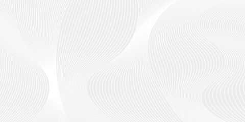 Fototapeta premium Premium background design with white line pattern (texture) in luxury pastel colour. Abstract horizontal vector template for business banner, formal backdrop, prestigious voucher.