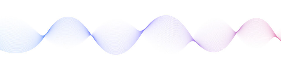 Dynamic flowing wave pattern in gradient colors for modern abstract background use