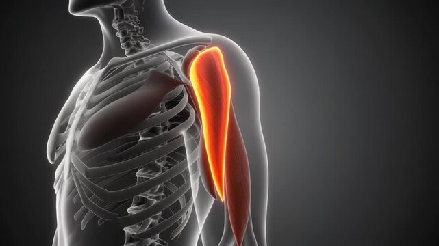 Human Biceps Muscle Anatomy and Function Displayed