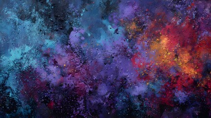 Fototapeta premium Colorful abstract explosion background with vibrant splashes and dynamic energy flow