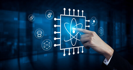A quantum computing processor as the core of future technology. This innovation will power advancements in AI, blockchain, and complex problem solving. Motif