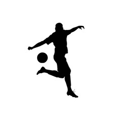 football player silhouette vector