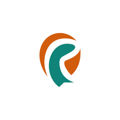 Abstract Nature Flow Logo 