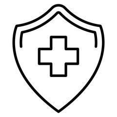 Fototapeta premium Medical Shield icon
